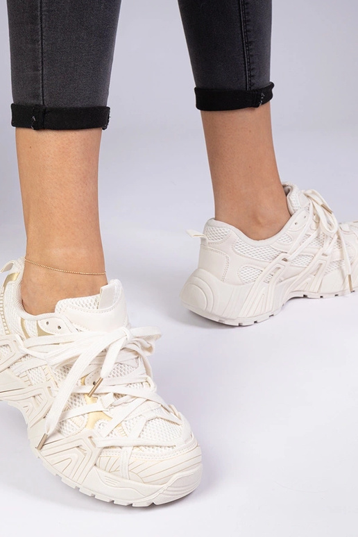 Bežinės sneakersai su masyviu padu Telda