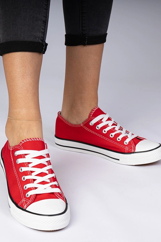 Raudonos klasikinės moteriškos...