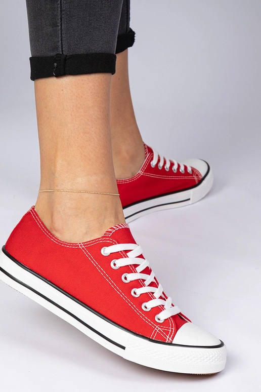 Raudonos klasikinės moteriškos...