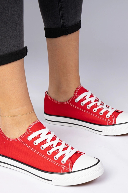 Raudonos klasikinės moteriškos...