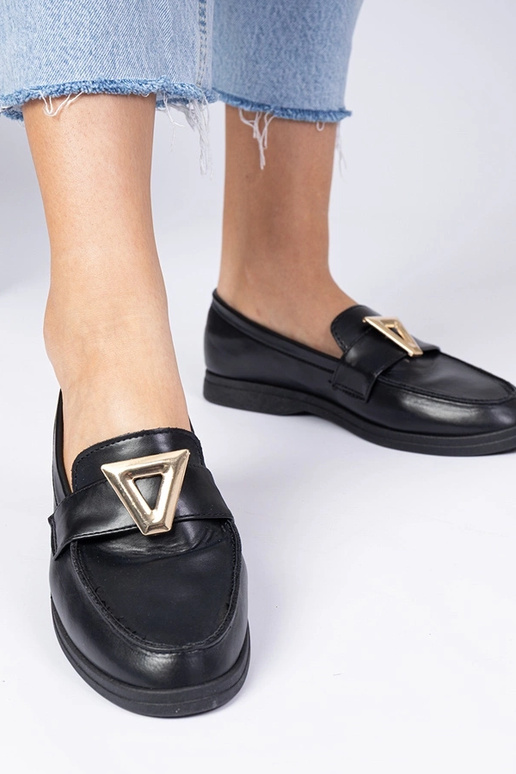 Juodi moteriški mokasinai su... Juodi moteriški mokasinai su...