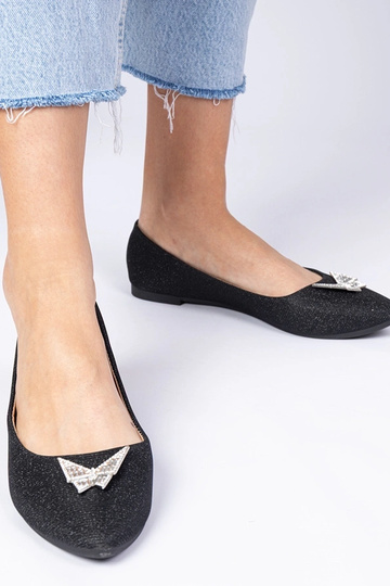 Juodos moteriškos balerinų...