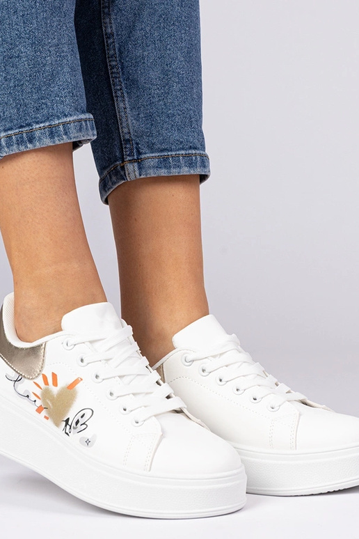 Balti auksiniai moteriški sportiniai...