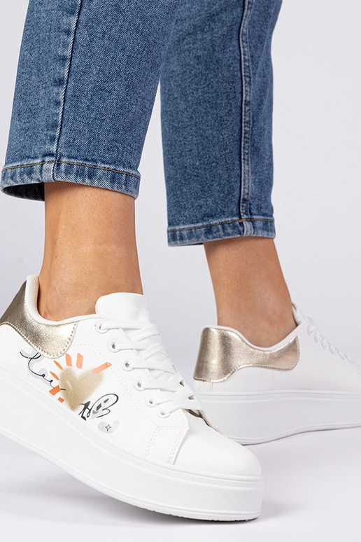 Balti auksiniai moteriški sportiniai...