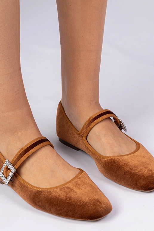 Rudi moteriški velveto balerinos su... Rudi moteriški velveto balerinos su...