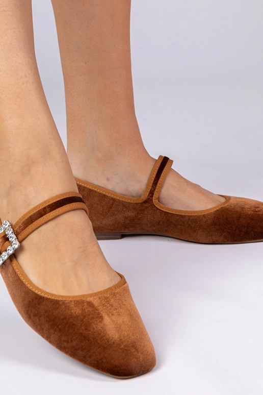 Rudi moteriški velveto balerinos su... Rudi moteriški velveto balerinos su...