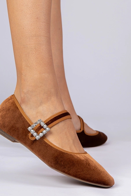 Rudi moteriški velveto balerinos su... Rudi moteriški velveto balerinos su...