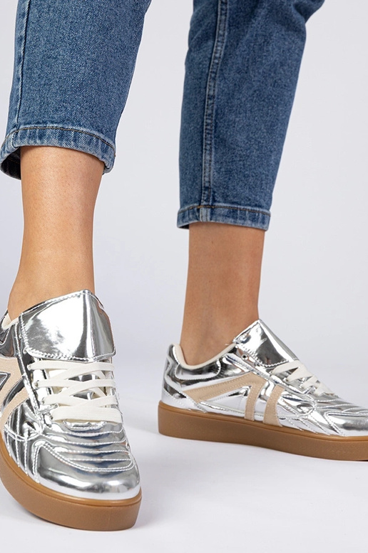 Sidabriniai moteriški sportiniai...