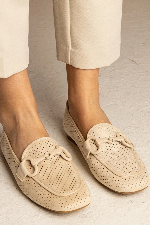 Bežiniai moteriški ażuromokasynai su...