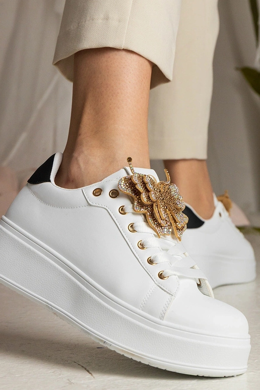 Bespalviai juodi sportiniai batai su...