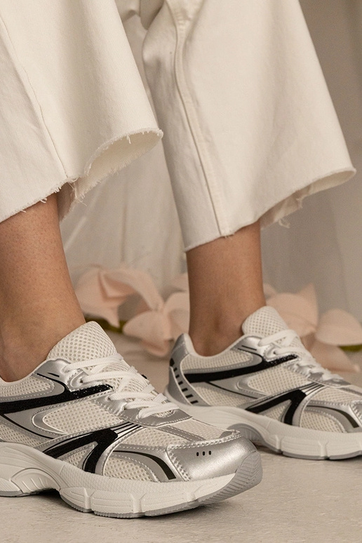 Moteriški sidabriniai sportiniai...