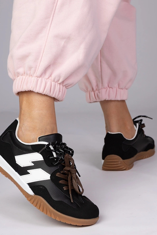 Smėlio spalvos sportiniai bateliai su...