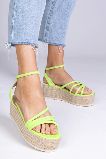 Mėlyni sandalai espadriliai... 2