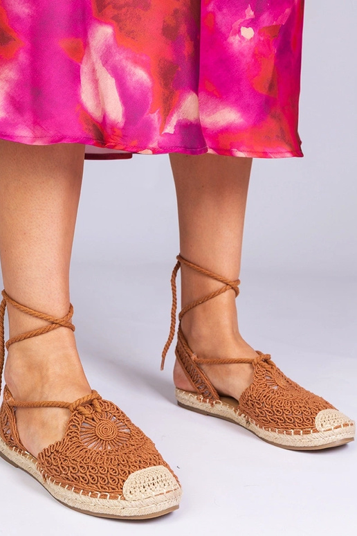 Juodi sandalai espadriliai ant...