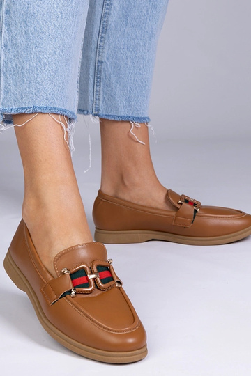 Smėlio spalvos mokasinai iš... 2