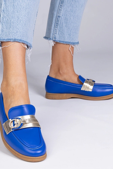 Smėlio spalvos mokasinai iš...