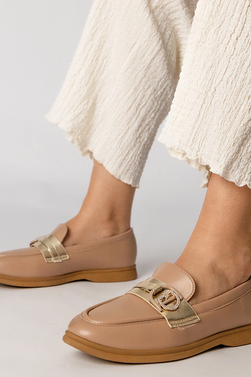 Smėlio spalvos moteriškos balerinos...