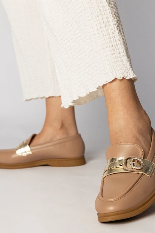 Smėlio spalvos moteriškos balerinos...