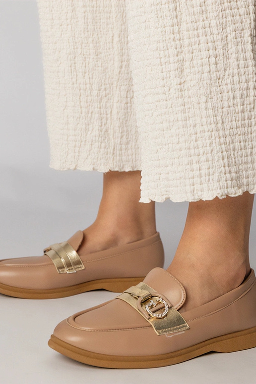 Smėlio spalvos moteriškos balerinos...