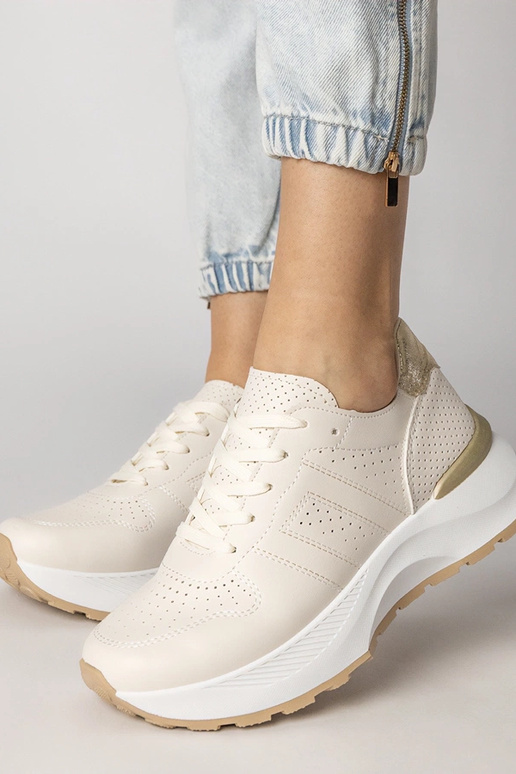 Balti sportiniai bateliai su...