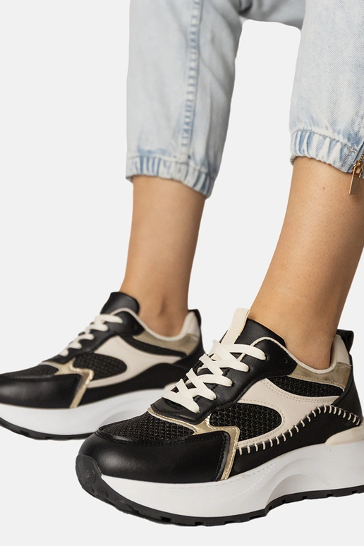 Juodi sportiniai bateliai su...