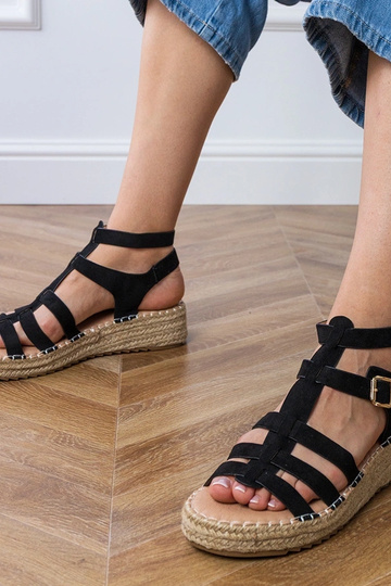 Smėlio spalvos espadrilių...