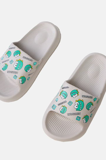 Pilkos vaikiškos šlepetės...