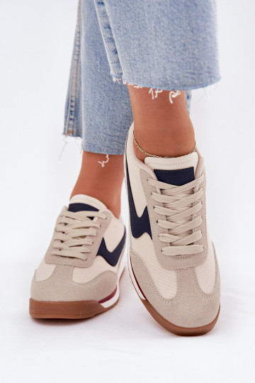 sportiniai bateliai Sneakers modelio batai Moteriškas smėlio spalvos Zerina
