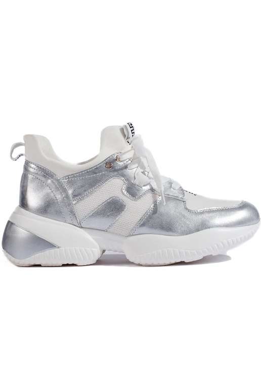 sidabro spalvos Sneakers modelio...