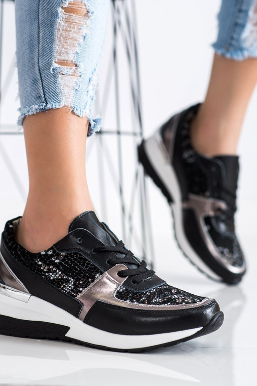 snekarsy  juodos spalvos Shelovet snekarsy  juodos spalvos Shelovet