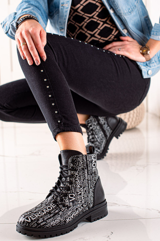 auliniai batai su spauda moterų...