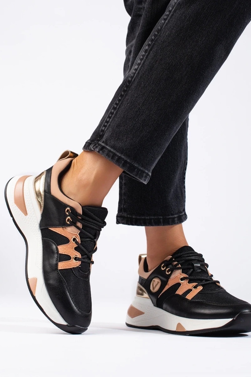 Sneakers modelio batai Vinceza juodos-