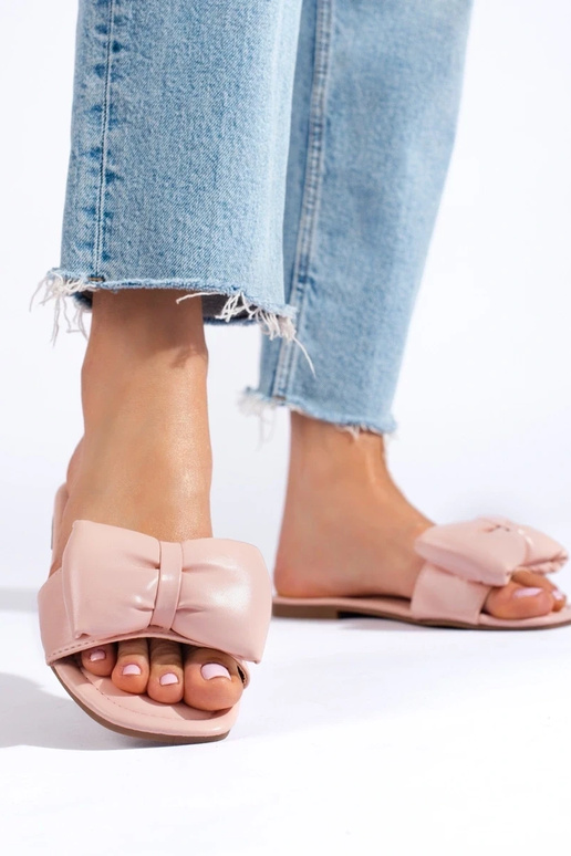 rožinės spalvos Šlepetės   su...