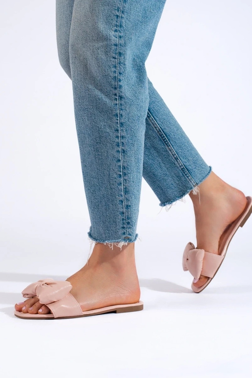 rožinės spalvos Šlepetės   su...