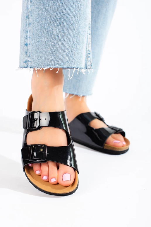 Šlepetės  Potocki  juodos spalvos