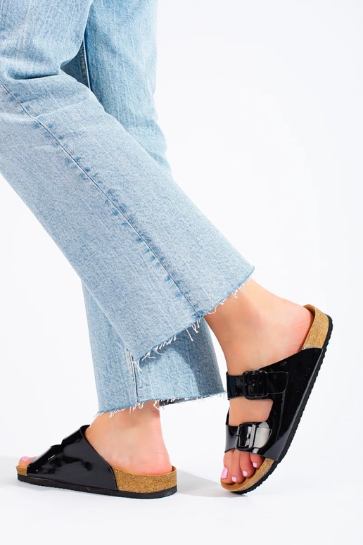 Šlepetės  Potocki  juodos spalvos