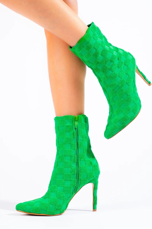 Aukštas įrengtas moteriški batai ant...