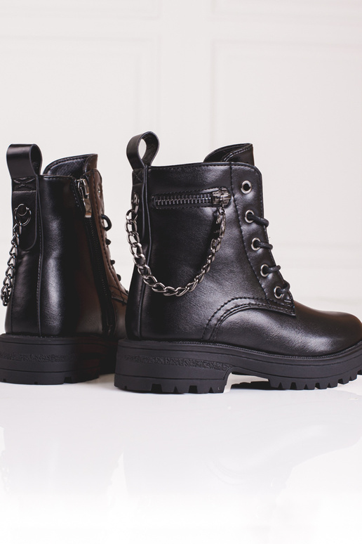 juodos spalvos batai mergaitiškas su... juodos spalvos batai mergaitiškas su...