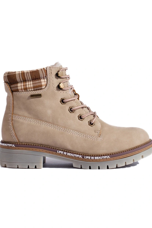 batai moterų smėlio spalvos iš...