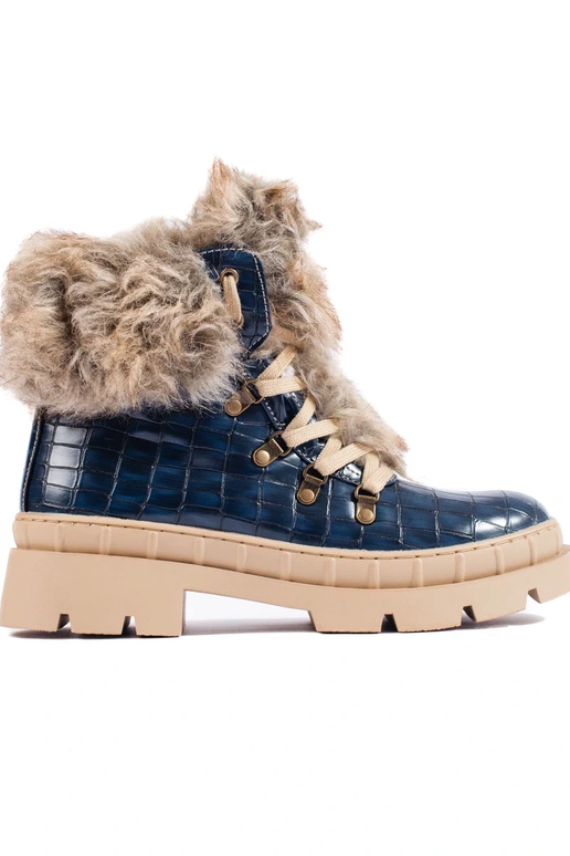 batai moterų su kailiuku mėlyna batai moterų su kailiuku mėlyna
