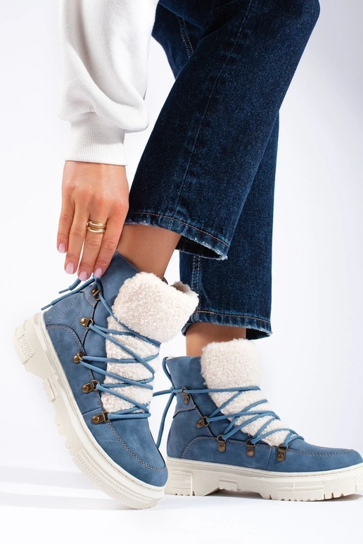 mėlynos spalvos Moteriški sniego...