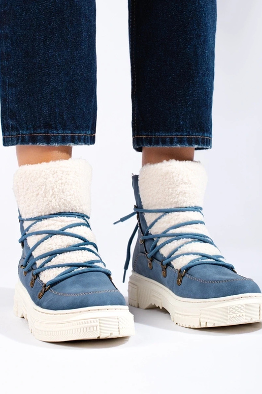 mėlynos spalvos Moteriški sniego...