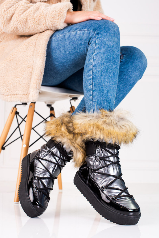 sniego batai su platforma moterų su...