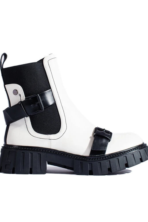 baltos spalvos Moteriški batai su... baltos spalvos Moteriški batai su...