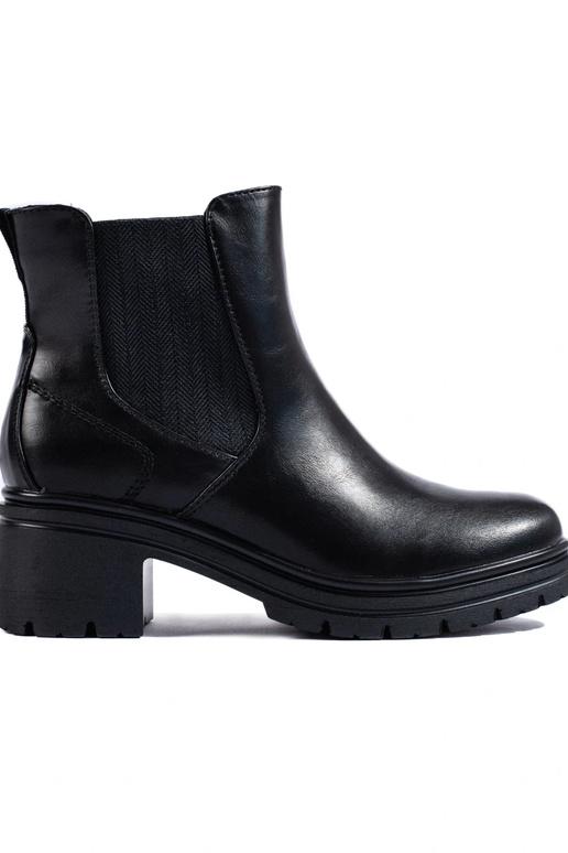 juodos spalvos Moteriški batai ant kulno juodos spalvos Moteriški batai ant kulno