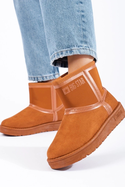 rudos spalvos Moteriški sniego batai...