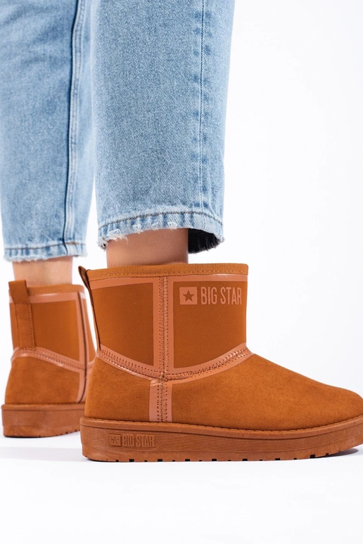 rudos spalvos Moteriški sniego batai...