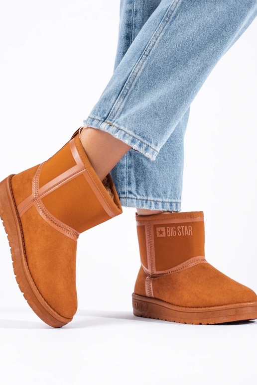 rudos spalvos Moteriški sniego batai...