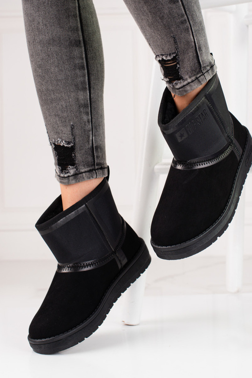 juodos spalvos iš zomšos Moteriški...