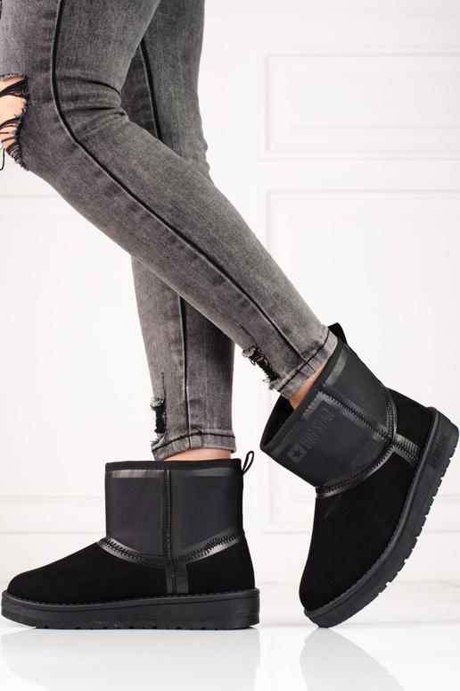 juodos spalvos iš zomšos Moteriški...